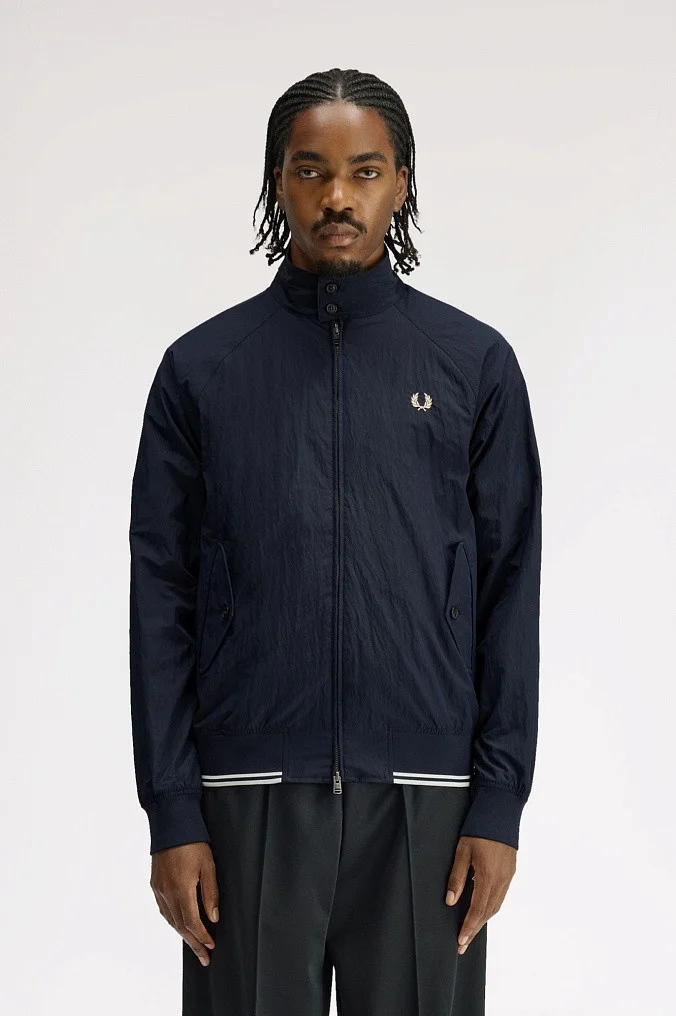 Куртка харрингтон Fred Perry Crinkle Harrington Jacket
